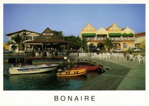 bonaire, N.A., KRALENDIJK, Waterfront (1990s) Postcard