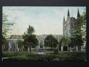 Staffordshire TAMWORTH CHURCH c1904 Postcard by Valentine