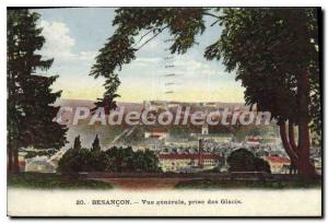 Old Postcard Besancon Vue Generale Taking Of Glacis
