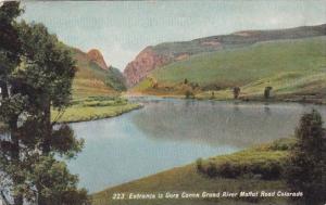 Entrance To Gore Canon Grand River Moffat Road Colorado 1937