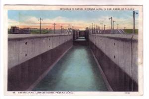 Gatun Locks Looking South, Panama Canal