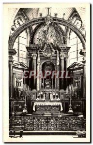 Old Postcard Notre Dame De Lisse Sanctuary and the Altarpiece & # 39Arc Trium...