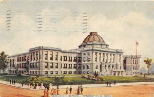 Springfield Ohio 1910 Postcard New High School
