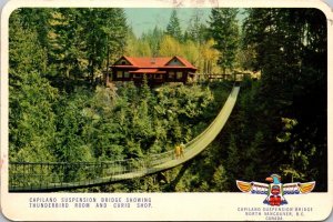 Canada Vancouver Capilano Suspension Bridge Showing Thunderbird Room & Curio