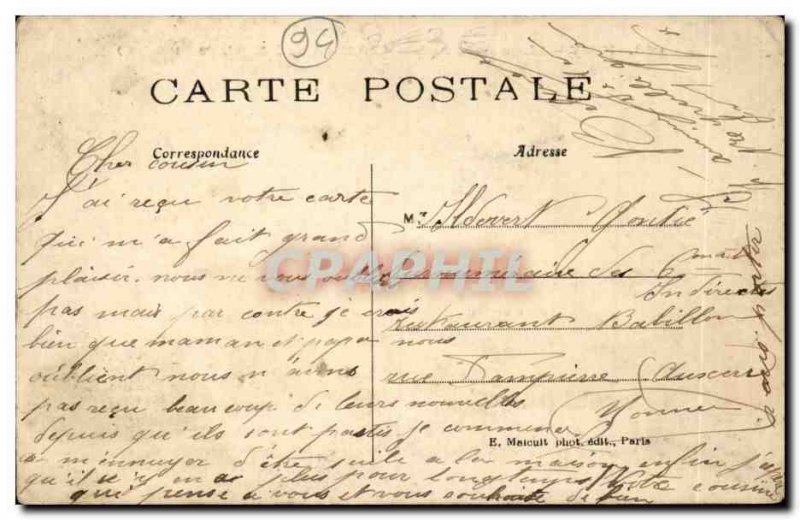 Ivry Postcard Old Town Hall Square The bandstand