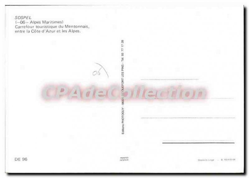 Postcard Modern SOSPEL view Gnrale