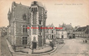 France, Etampes, Place d' Hotel de Ville, E Rameau