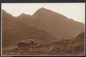 Wales Postcard - Crib Goch and Snowdon - Judges Ltd C1084