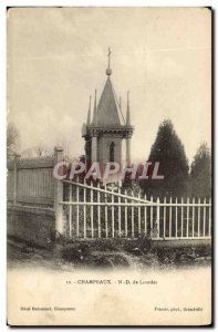 Old Postcard Champeaux ND De Lourdes