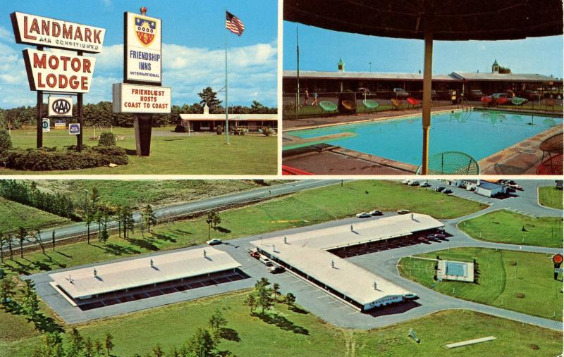 NY - Glens Falls. Landmark Motor Lodge