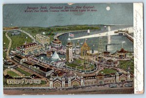 1906 Boston Massachusetts Postcard Paragon Park Nantasket Beach New England Fair