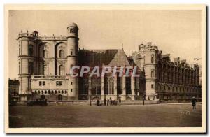 Postcard Old Saint Germain En Laye Le Chateau Main Facade