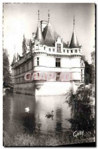 Postcard Modern Chateaux Azay Le Rideau castle