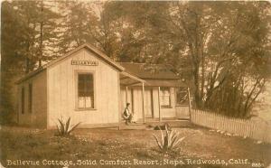 Bellevue Cottage Solid Comfort Resort C-1910 Napa Redwoods California 9245