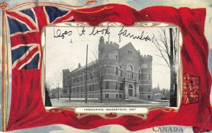 LPD74   Canada Woodstock Ontario  Postcard  Armouries