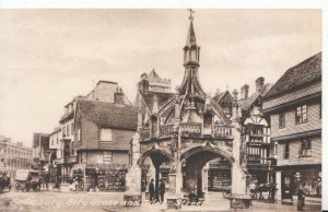 Wiltshire Postcard - City Cross and Silver Street - Salisbury - Ref 3878A