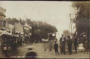 Lowden IA Kreiger Fest c1910 Real Photo Postcard