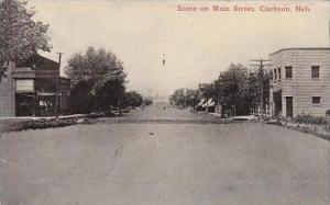 Nebraska Clarkson Scene On Main Street