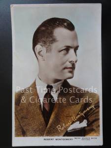 Actor Signed Portrait: ROBERT MONTGOMERY Metro Goldwyn Meyer Pictures, Old RP