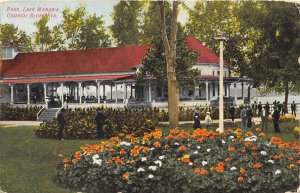 Council Bluffs Iowa 1909 Postcard Park Lake Manawa