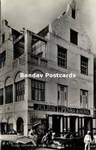 curacao, N.A., WILLEMSTAD, Large Department Store Julius L. Penha (1950s) RPPC 