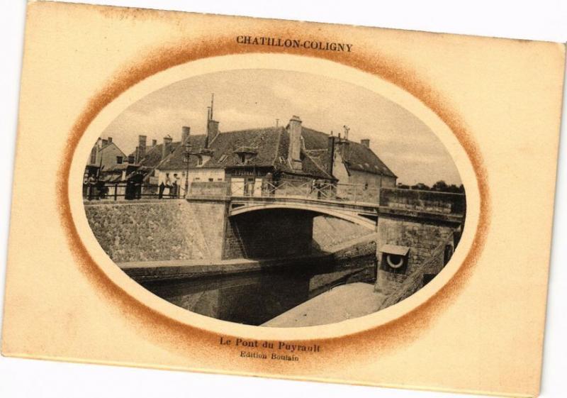 CPA CHATILLON-COLIGNY-Le Pont du PUYrault (264584)