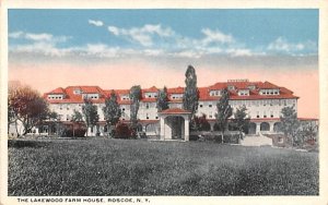 Lakewood Farm House Roscoe, New York Postcard