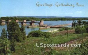 US Government Dam - Guttenberg, Iowa IA  