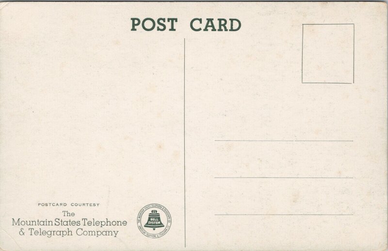 Denver CO Colorado Mountain States Telephone & Telegraph Co Unused Postcard G73