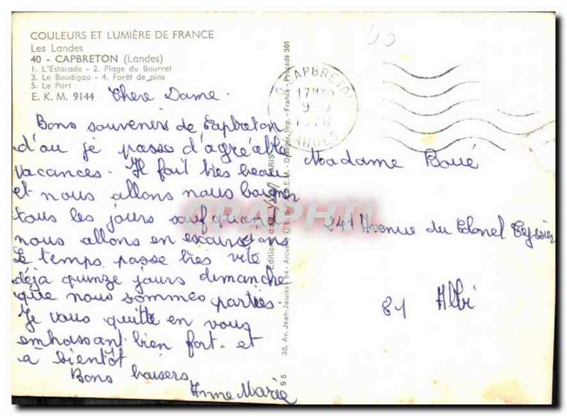 The Modern Postcard Capbreton Landes