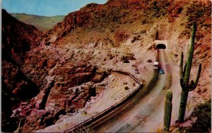 Queen Creek Tunnel on US Highways 60 & 70 AZ Postcard PC390