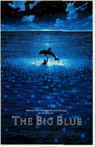 Postcard of The Big Blue Luc Besson Diving Dolphin Movie #1
