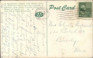 Clearwater Florida FL West Coast Hotel 1945 Calendar Vintage Postcard