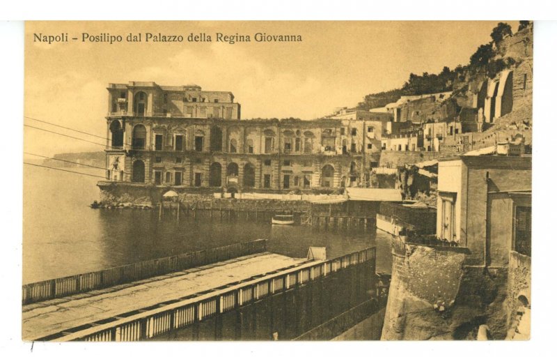 Italy - Napoli (Naples). Posillipo from the Palace of Queen Giovanna