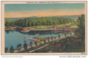 New York Syracuse Hiawatha Lake Onondaga Park
