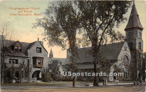 Congregational Church & Manse - Great Barrington, Massachusetts MA  