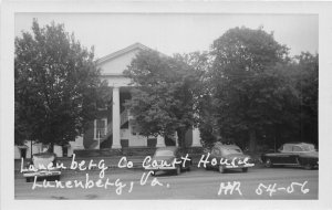 H75/ Lunenberg Virginia RPPC Postcard c1950s County Court House 215
