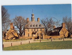 Postcard The Governor's Palace, Williamsburg, Virginia