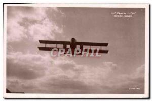 Old Postcard Jet Aviation radius d & # 39or in the clouds Jet Liore and olive...