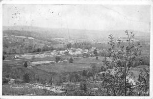 Canadensis Pennsylvania Heckmans Lookout Scenic Birdseye Antique Postcard K15622