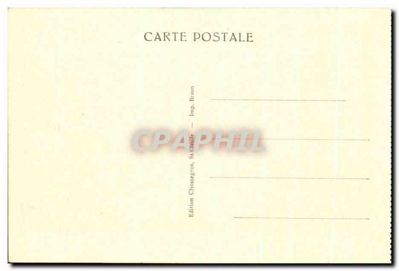 Old Postcard Saint Claude Septmoncel And Route De La Roche Blanche
