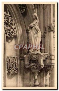 Bourg - Brou Church - Statue Tomb of Marguerite d & # 39Austriche - Old Postcard