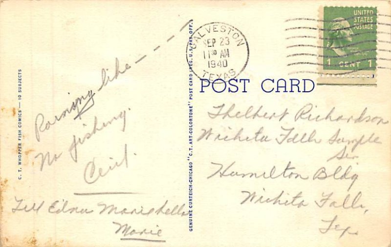 Fishing Galveston, Texas USA