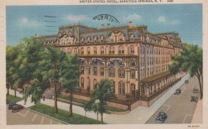 Postcard United States Hotel Saratoga Springs NY