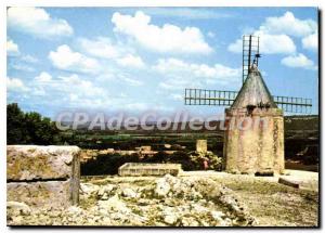 Postcard Modern Fontvieille B R Moulin Alphonse Daudet