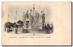 Tunisia Postcard Old Chapel Carthage raised to the memory of Saint Louis