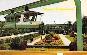 Monorail Seaquarium Miami Florida postcard