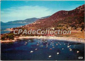 Modern Postcard Ajaccio Corniche PLage the Marinella on the road Sainguinaires