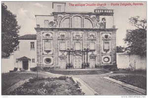 PONTA DELGADA, Azores, Portugal; The antique Jesuits church, 00-10s