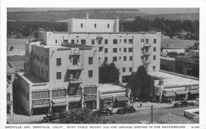 Birdseye View 1930s Oroville California Inn Table Mountain Kelly's 11222